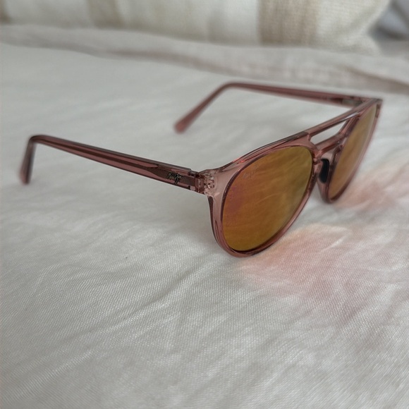 Maui Jim womens pink polarized Ah Dang! sunglasses main image 2